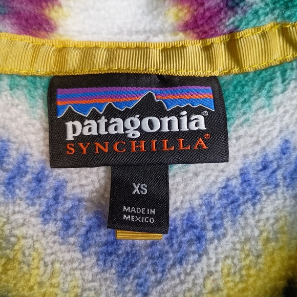 Patagonia Synchilla Women's XS Snap-T Fleece  Timber Twist Aztec Pullover Jacket - Picture 2 of 6